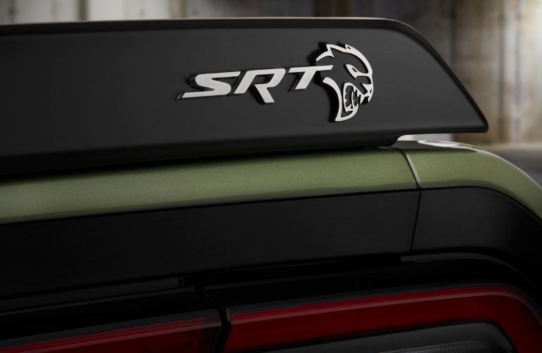 SRT badging of the 2022 Dodge Challenger