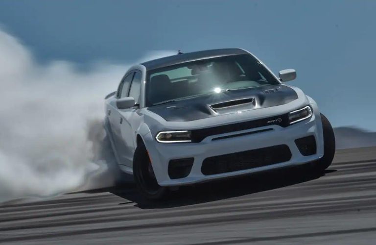 2022 Dodge Charger doing burnouts